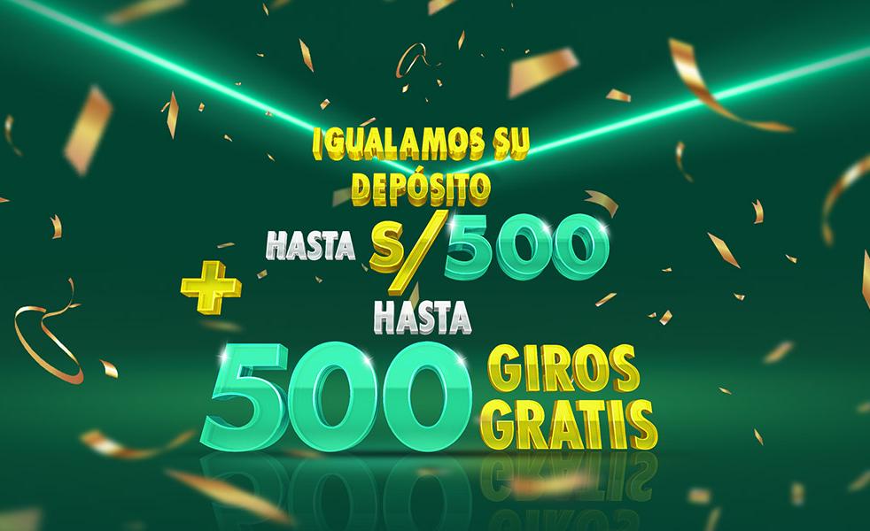 Paquete de bienvenida de Casino